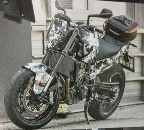 Ktm Duke 800 Spied For The First Time Might Be