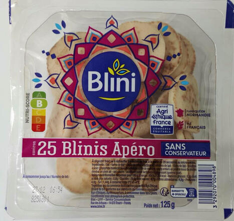 Rappel Consommateur - 25 Blinis Apéro | Toxique, soyons vigilant ! | Scoop.it