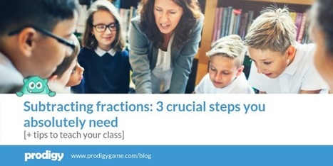 Subtracting fractions: 3 crucial steps you absolutely need by Ryan Juraschka | iGeneration - 21st Century Education (Pedagogy & Digital Innovation) | Scoop.it