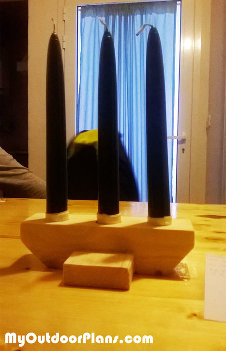 DIY Candle Holder | MyOutdoorPlans | Free Woodworking Plans and Projects, DIY Shed, Wooden Playhouse, Pergola, Bbq | Furniture Plans | Scoop.it