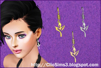 Scarlet earrings << ClioSims3 | Les Sims | Scoop.it