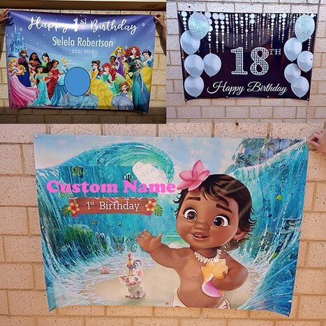 Birthday banners for all age groups/personalised 50th birthday banner! | Creative Signage & Innovative Printing Trends | Scoop.it