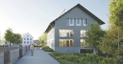 Dans le Bas-Rhin, le nouveau p&eacute;riscolaire de Roeschwoog revisite l&rsquo;architecture aux toits pentus de la maison alsacienne traditionnelle | Actu Archi-Urba-Environnement-Paysage | Scoop.it