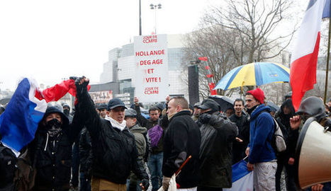 Les journalistes, cibles dimanche des manifestants anti-Hollande d'extrême droite | Les médias face à leur destin | Scoop.it