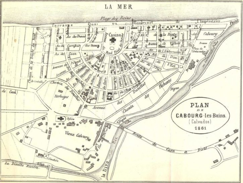 La ville de Cabourg disposée en forme d’éventail : une particularité unique | Une semaine d'actu - Newsletter de veille de l'AURH | Scoop.it