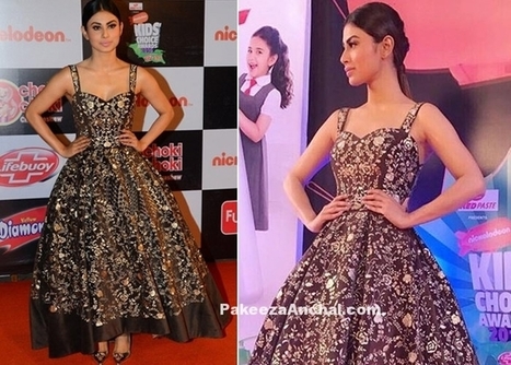 Mouni Roy in Black Shimmering Gown by Nalandda Bhandari, #ActressInBlackDresses, #ActressInGowns, #CelebrityDresses, #DesignerWear, #IndianFashionDesigners, #MouniRoy, #NickelodeonKidsChoiceAwards,... | Indian Fashion Updates | Scoop.it