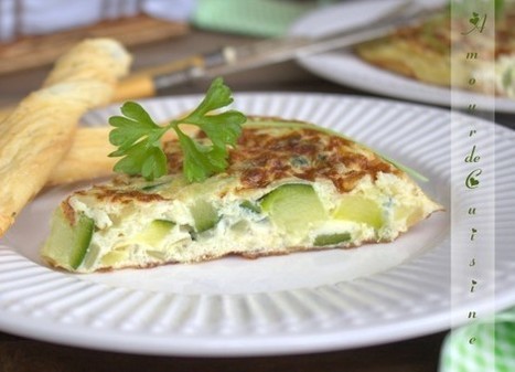 omelette espagnole ou tortilla aux courgettes | Plats et recettes rapides, id&eacute;es de menu de semaine sain et facile | Scoop.it