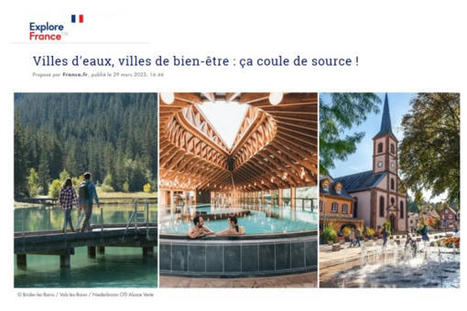 Thermalisme : Atout France lance la campagne "Villes d’eaux, villes de bien-être" | (Macro)Tendances Tourisme & Travel | Scoop.it