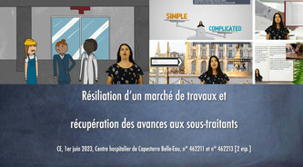Résiliation d’un marché de travaux et récupération des avances aux sous-traitants [VIDEO et article] | Commande publique | Scoop.it