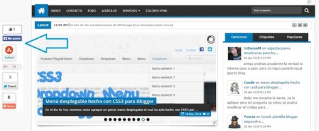 Botones para compartir flotantes (Blogger y Wordpress) | TIC & Educación | Scoop.it