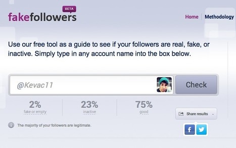 Descubre rápido seguidores falsos e inactivos en Twitter | TIC & Educación | Scoop.it