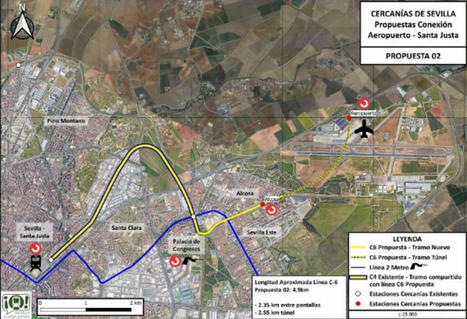 Sevilla Quiere Metro aplaude la propuesta de la Junta que une el aeropuerto y Santa Justa | Sevilla Capital Económica | Scoop.it