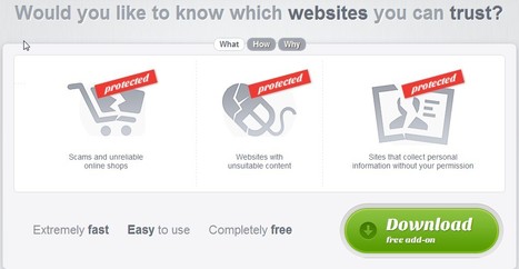 Safe Browsing Tool | WOT (Web of Trust) | 21st Century Tools for Teaching-People and Learners | Scoop.it