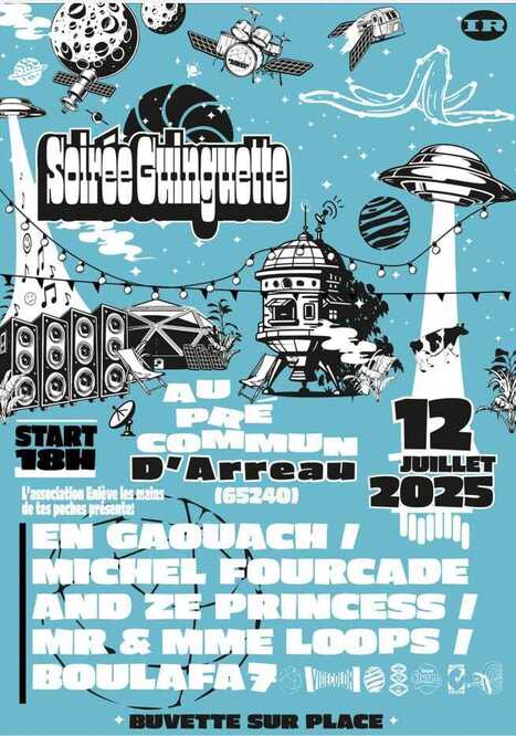 Soirée Guinguette au pré commun d'Arreau le 12 juillet avec Enlève les mains de tes poches | Vallées d'Aure & Louron - Pyrénées | Scoop.it