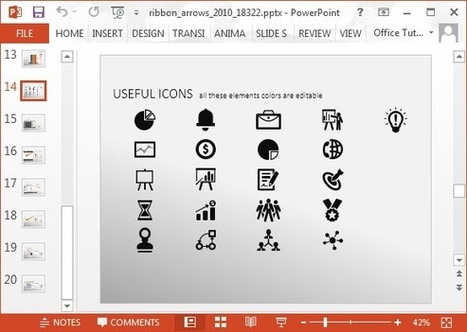 Animated Ribbon Arrows Infographic PowerPoint Template | PowerPoint Presentation | PowerPoint presentations and PPT templates | Scoop.it