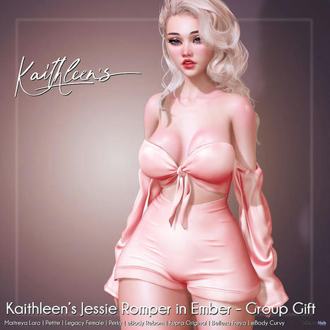 Jessie Romper Ember September 2022 Group Gift by Kaithleen&rsquo;s | Teleport Hub - Second Life Freebies | Second Life Freebies | Scoop.it