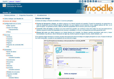 Manual de Moodle 2.2 para el profesorado elaborado por la Universidad de Alicante | A New Society, a new education! | Scoop.it