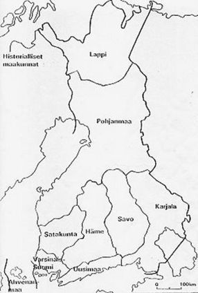 Suomen historialliset maakunnat ja niiden vaaku...
