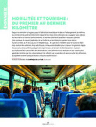 REVUE-ESPACES | DOSSIER Mobilités et tourisme : du premier au dernier kilomètre | Une semaine d'actu - Newsletter de veille de l'AURH | Scoop.it