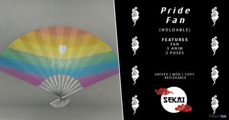 Pride Fan June 2025 Gift by +SEKAI+ | Teleport Hub - Second Life Freebies | Teleport Hub | Scoop.it
