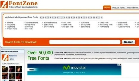 FontZone, miles y miles de fuentes de texto para descargar gratis | Las TIC y la Educación | Scoop.it