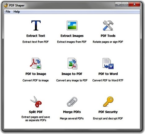 PDF Shaper: suite de herramientas para trabajar con PDF se actualiza | E-Learning, M-Learning | Scoop.it