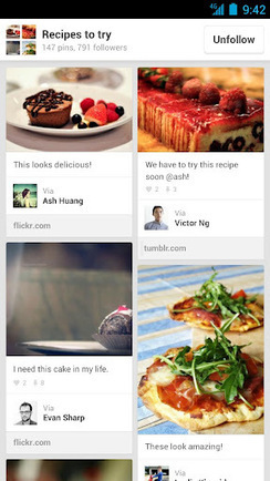 Pinterest Official App For Android Released - Download Pinterest Now | Geeky Android - News, Tutorials, Guides, Reviews On Android | Android Discussions | Scoop.it