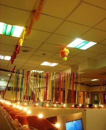 Diwali Office Decoration Ideas | Latest Handicr...