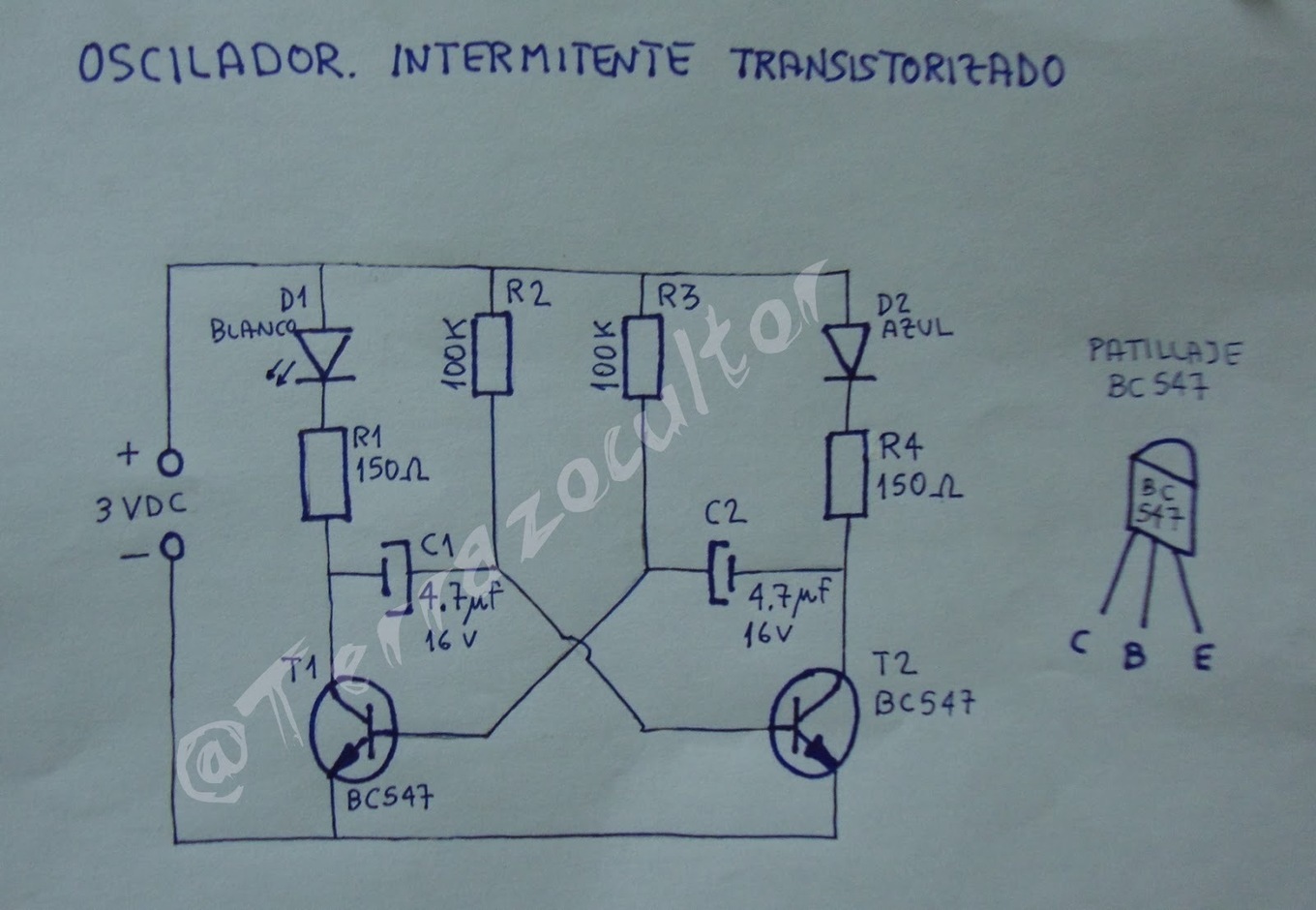 Circuitos tiles. 03. Luz de emergencia ...