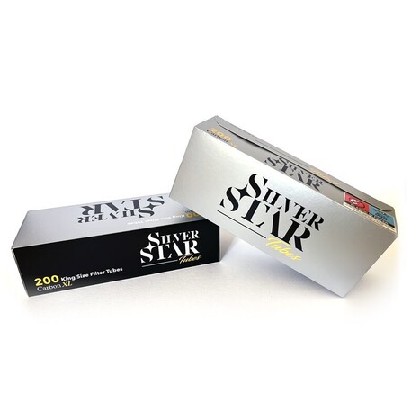 Silver Star Dual Carbon XL Zigarettenhülsen | Elektrische Stopfmaschine - Stopfmaschineshop.com | Scoop.it