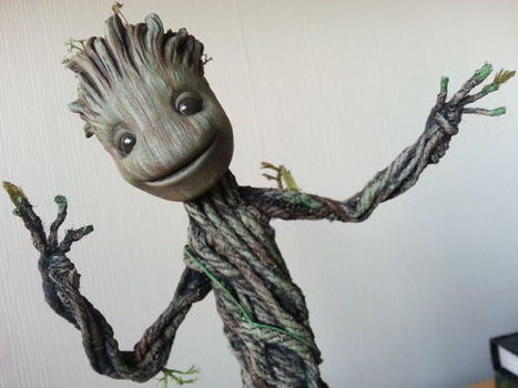 Dancing Groot from Guardians of the Galaxy. Actually dances! TUTORIAL | DIY | Maker | Scoop.it