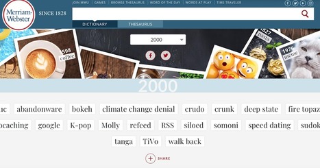 Find out when specific words were first used ... and  more from Websters | Education 2.0 & 3.0 | Scoop.it
