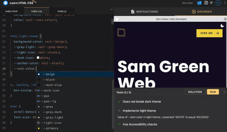 Una web interactiva para aprender HTML y CSS, con 50 lecciones del curso gratis | tecno4 | Scoop.it