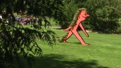 The plastic artist Jean Jullien slurps in the Jardin des plantes in Nantes | Time24 News | Nantes, Take the journey ! | Scoop.it