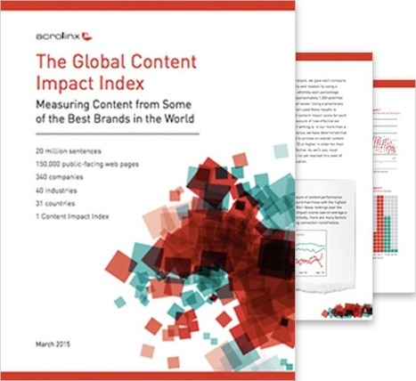 Global Content Impact Index CMI - Acrolinx | Public Relations & Social Marketing Insight | Scoop.it