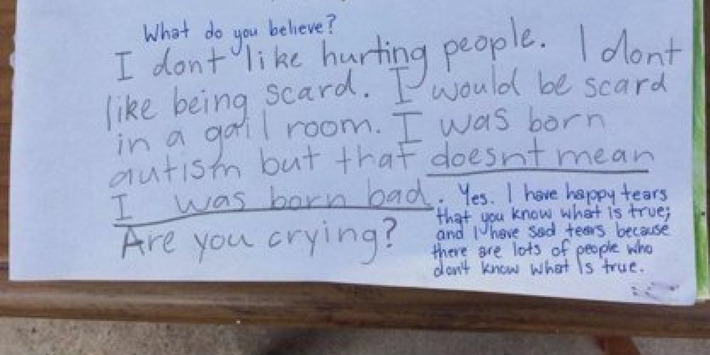 'Autism Doesn't Mean I'm Bad': 7-Year-Old's Heartfelt Letter Moves Mum To Tears | Kinsanity | Scoop.it