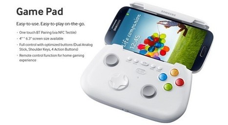Samsung Galaxy S 4 Game Pad supports 6.3-inch devices, raises eyebrows | Mobile Technology | Scoop.it