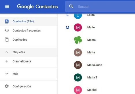 Gmail, cómo memorizar una lista de contactos para enviarles correos  | TIC & Educación | Scoop.it