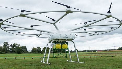 Un drone agricole pulvérisateur signé Volocopter et John Deere - Les Numériques | Pour innover en agriculture | Scoop.it