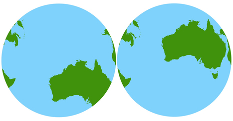 Australia Is Not as Down Under as Everyone Thinks It Is | Fantastic Maps | Scoop.it