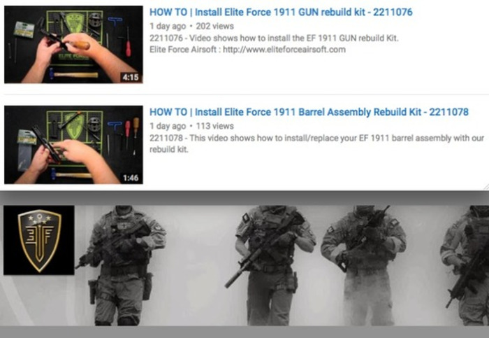 HOW TO TECH:  Install Elite Force 1911 GUN rebuild kit - ELITE FORCE VIDEOS! | Thumpy's 3D House of Airsoft™ @ Scoop.it | Scoop.it