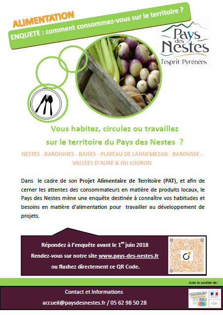 Derniers jours pour exprimer vos besoins en consommation alimentaire dans le Pays des Nestes | Vallées d'Aure & Louron - Pyrénées | Scoop.it