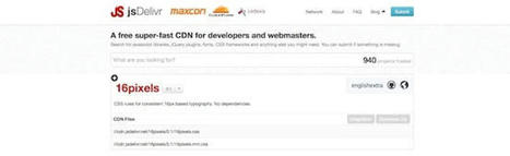 jsDelivr – Un CDN pour vos bibliothèques Javascript (et autres petites choses) | Bonnes Pratiques Web & Cloud | Scoop.it