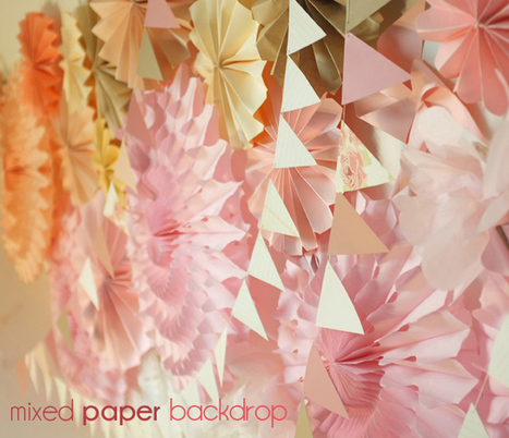 Photobooth Backdrop | Paper is beautiful | Scoop.it