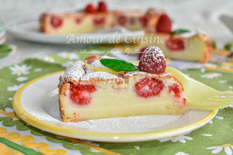 gateau magique aux framboises et citron | recettes pour le dessert : gateaux, desserts et patisseries, boissons rafraichissantes ou boissons chaudes selon la saison | Scoop.it