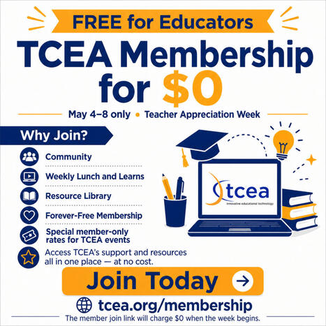 Join #TCEA for #Free #education #teachers | Educational Technology News | Scoop.it