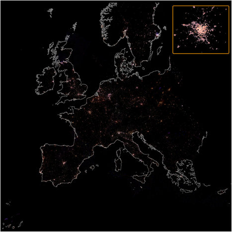 ESA - Des astronautes de l’ESA aident à cartographier la pollution lumineuse en Europe depuis l’espace | EntomoNews | Scoop.it