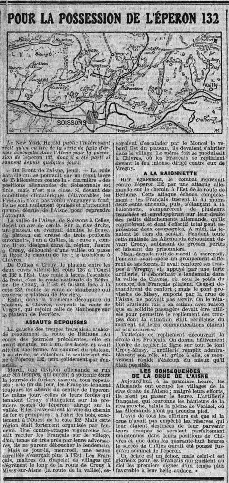16 janvier 1915 : l'éperon 132 et les combats dans la région - Le Blog Généalogie - Toute l'actualité de la généalogie - Geneanet | Autour du Centenaire 14-18 | Scoop.it