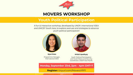 Movers Workshop on Youth Political Participation | Global Public Goods and Bads, Culture, Social Policy, Population and Migration, NGO's, NonProfit | Scoop.it