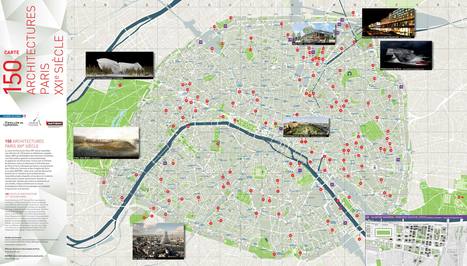 Une carte pour découvrir l'architecture contemporaine à Paris. | The Architecture of the City | Scoop.it